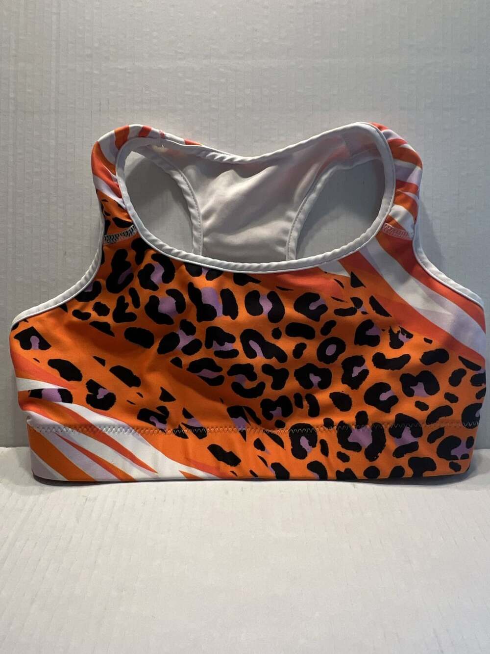 Loony Legs London Cheetiger Orange Animal Print Sports Bra